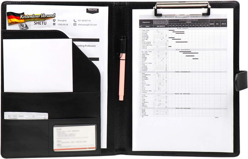 Leder organizer mit - a4,