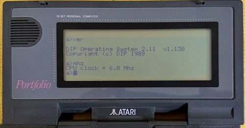 Atari portfolio hpc 006 - atari, hpc-006