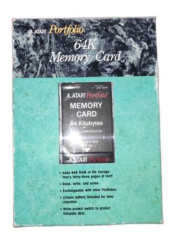 Atari portfolio 64k memory - atari,