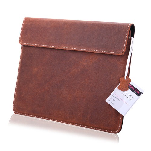 Leder dokumenten tasche akten - dokumenten,
